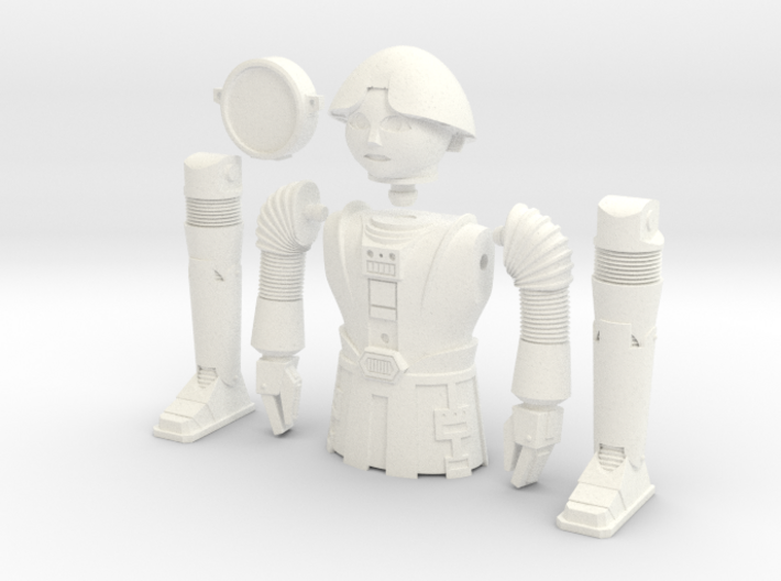 Twiki from Buck Rogers - Mego like (fits with 8&quot; f 3d printed
