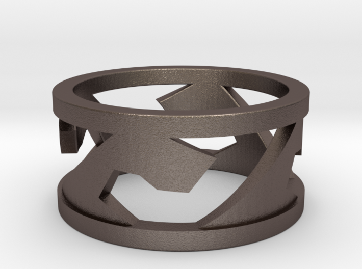 Surf/Wave Ring 3d printed