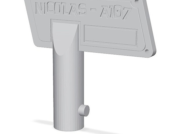 nicolas key 3d printed