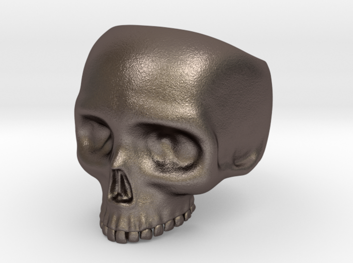 Skull Ring - Size 10 (inner diameter = 19.76 mm) 3d printed