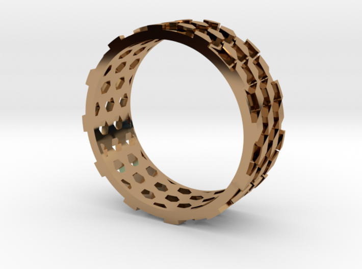 Parquet Deformation Ring (59mm) 3d printed