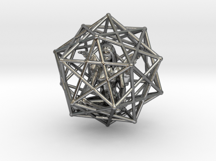 Solar Angel Starship: Sacred Geometry Dodecahedral 3d printed