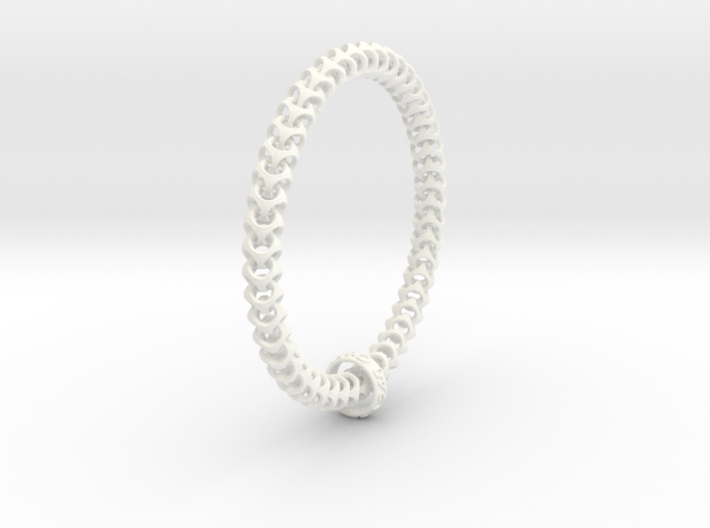 Cubichain Bracelet (XXL) 3d printed