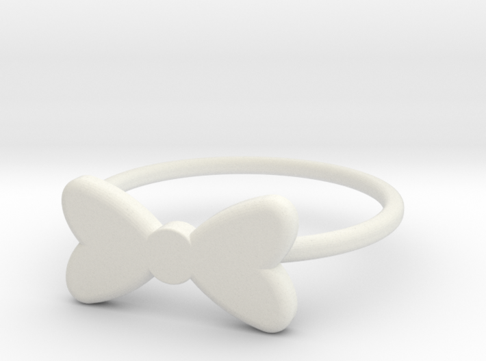 Midi Bow Ring the second by titbit 3d printed