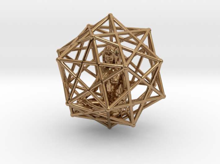 Merkabah Starship Meditation 40mm Dodecahedral 3d printed