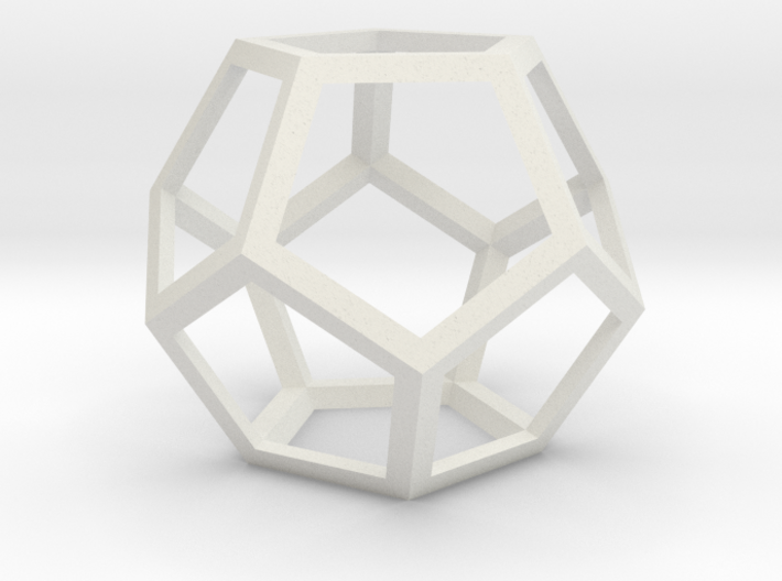 pentagondodekaeder kante 3d printed