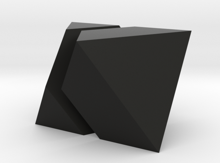 oktaeder halbiert 3d printed