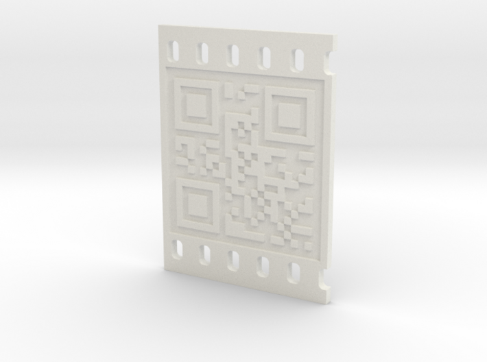 OCCUPY NEW YORK QR CODE 3D 3d printed