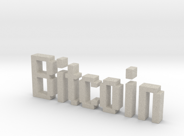 Bitcoin 3D 3d printed