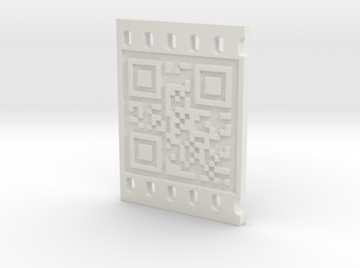 OCCUPY NEW YORK QR CODE 3D 30mm 3d printed
