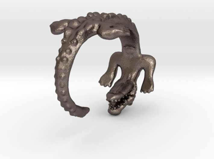 Crocodile Bracelet (toddler size) 3d printed