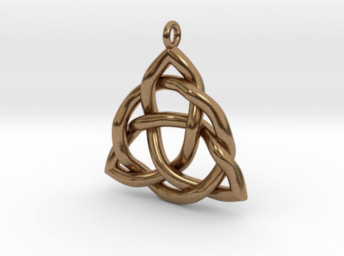 Triquetra Pendant or Trinity Knot Pendant 3d printed