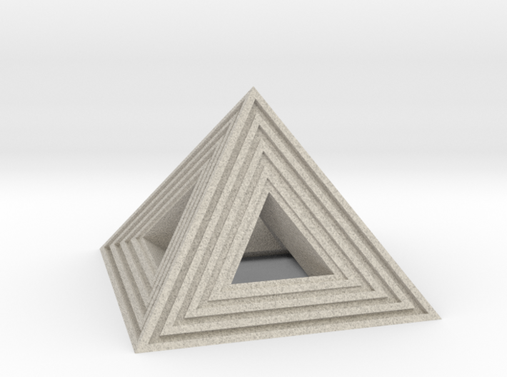 Pyramid 3d printed