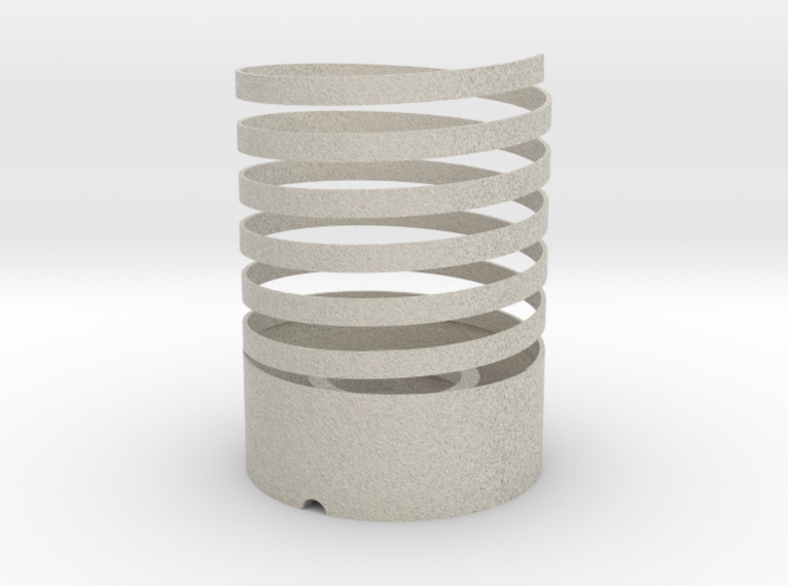 Helical Table Lamp 3d printed