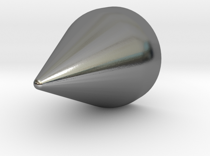 Magnetic Horn Earring (Clip) 3d printed