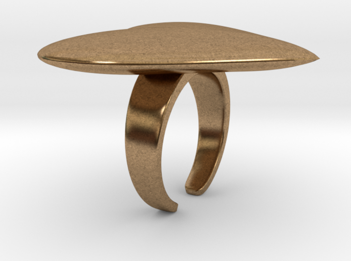 BigHeartRing　US-Ring-size6.5(JP-size-#12) 3d printed