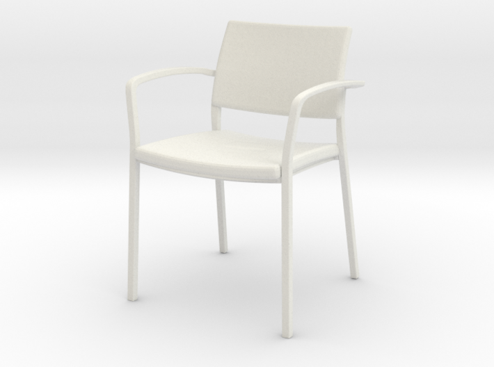 Stylex Brooks Arm Chair 1:24 Scale 3d printed
