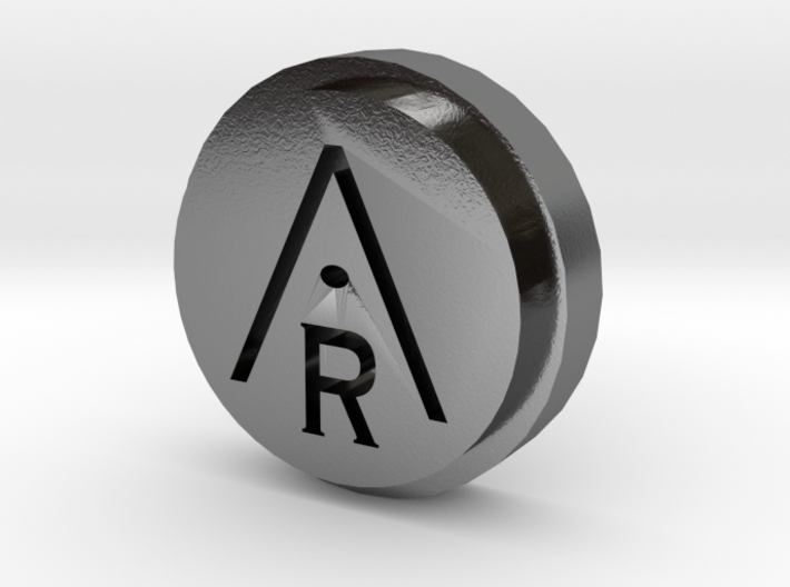 Aravinda Rodenburg Lapel Pin 3d printed