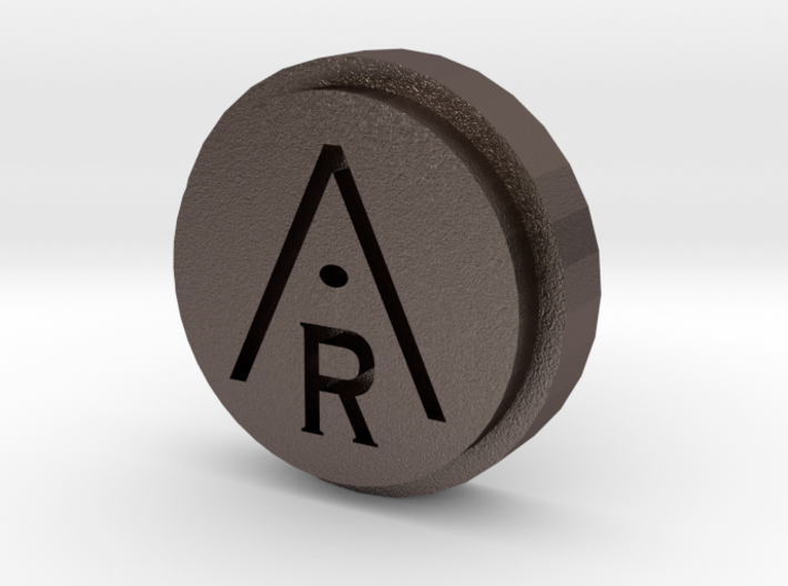 Aravinda Rodenburg Lapel Pin 3d printed