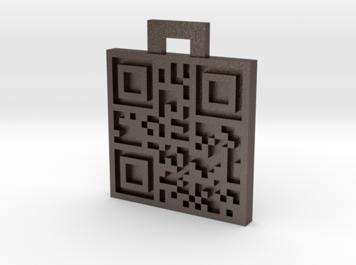 QRCode -- Test Contents 3d printed