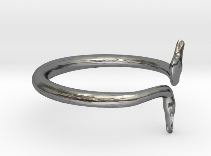 Cygnus Olor Swan Ring 6.5 3d printed