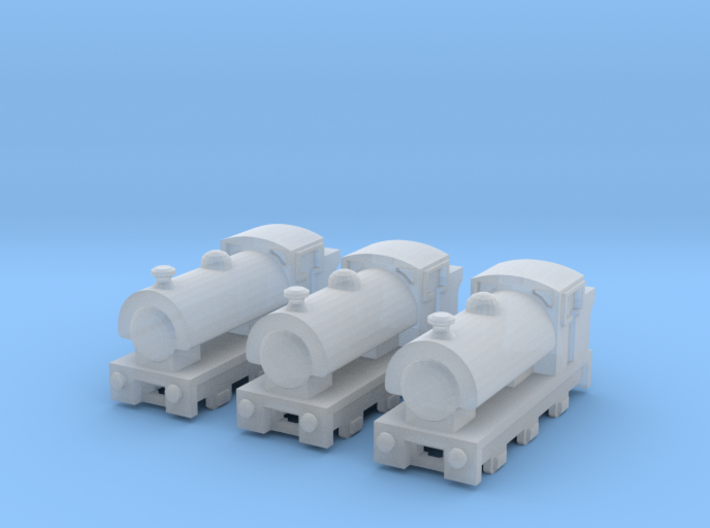 T-gauge Saddle Tank Engines - Uses Eishindo Wheels 3d printed