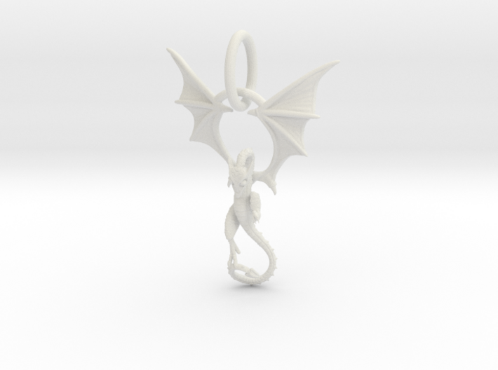 Dragon pendant # 6 3d printed