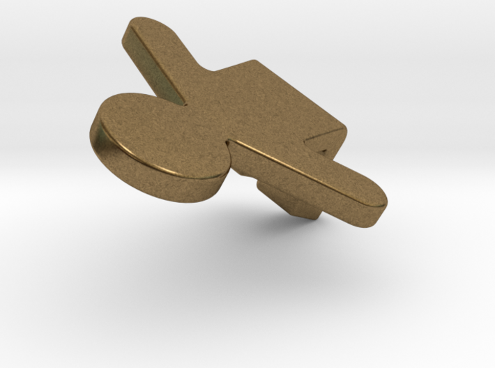 Gingerbread Man_Seated 3d printed