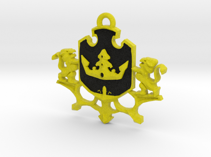 National Crest In Full Color 3d printed
