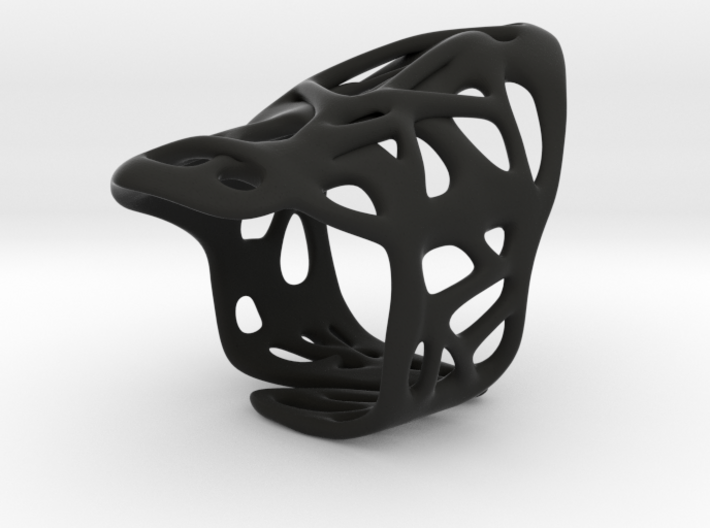 The Weave Ring 3d printed