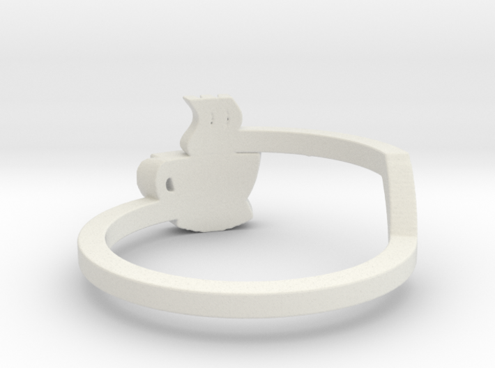 Hot Coffee Ring Size 7 3d printed