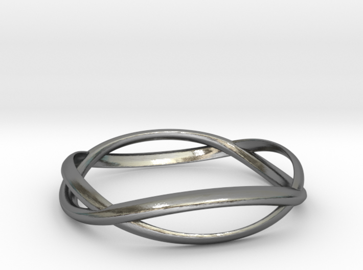 Wave Ring ~ US Size 8 3d printed