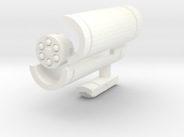 Waves of Sound Weapon - Launcher Long 3d printed