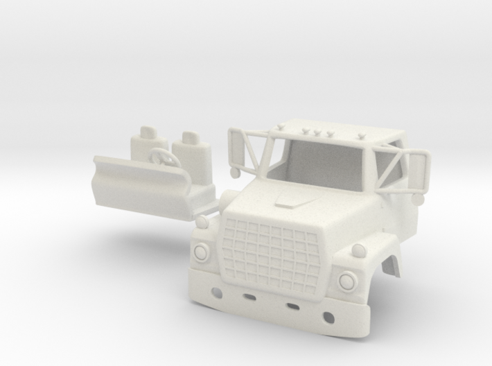 1/64 LN 900 Truck Cab with Interior 3d printed