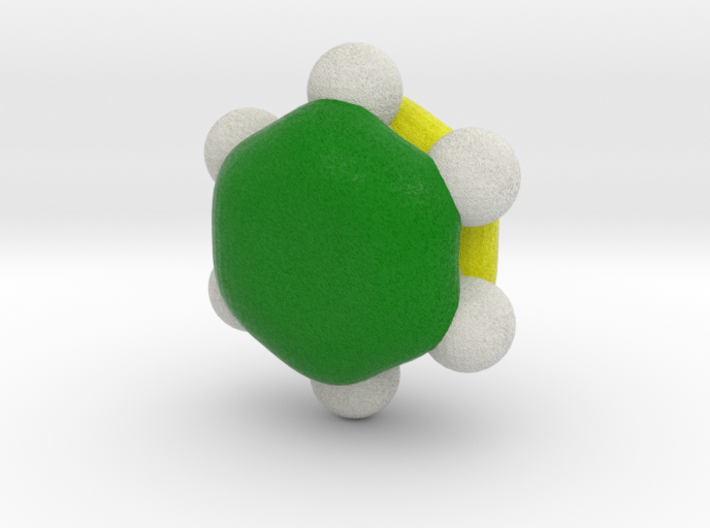 Lowest energy occupied pi-MO of benzene 3d printed