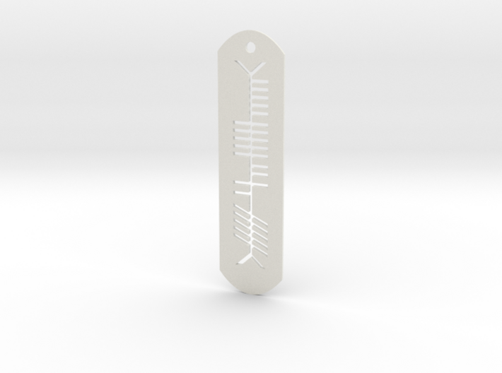 Ogham - Thin - Customizable 3d printed