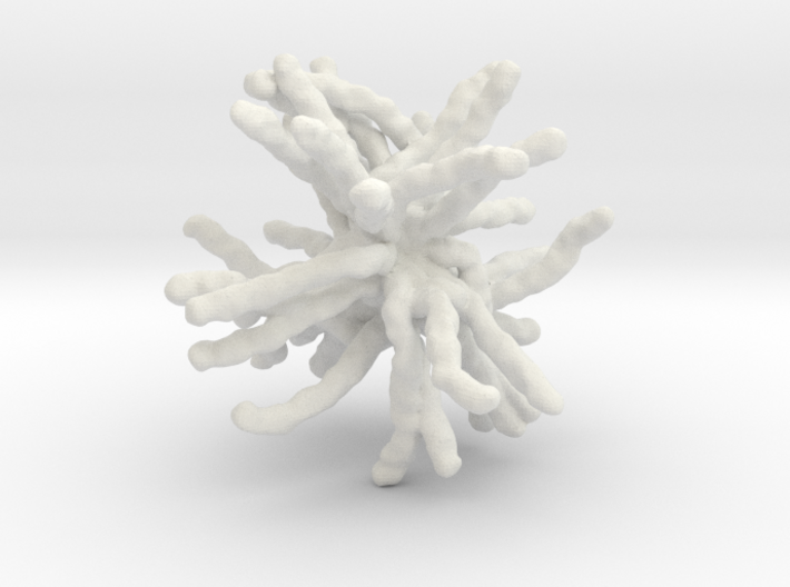 Brownian Motion Coral 5cm 3d printed