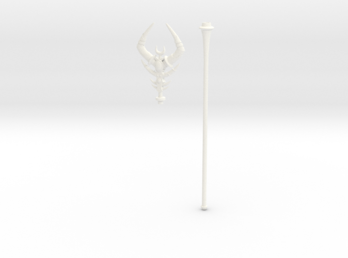 Witch Staff 3d printed 