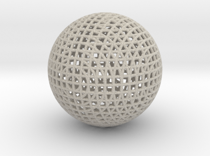 Hollow Wire Sphere V3 3d printed