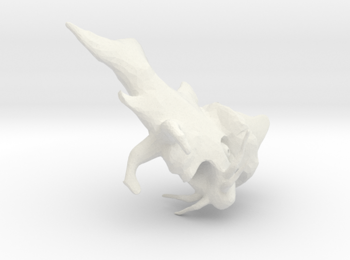 Fish-Dragon with Hat 3d printed