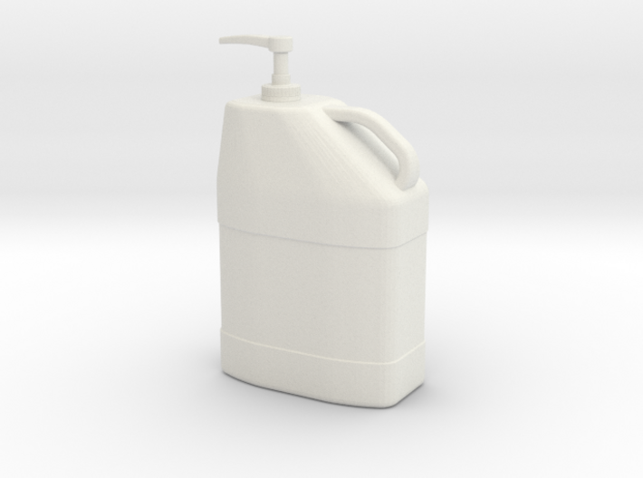 1/10 Scale Hand Cleaner Pump Container 3d printed