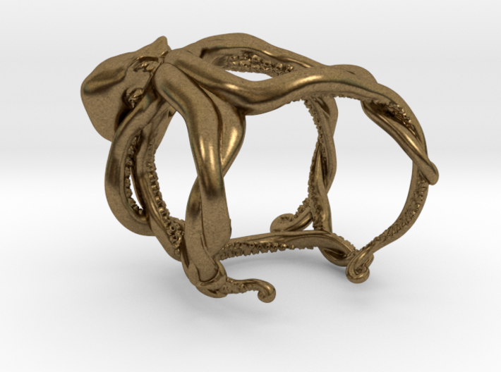Octopus Ring 3d printed