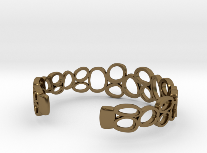 Rings and Things Bracelet 3d printed 
