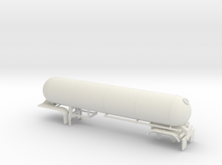 S-scale 1/64 Trailer 15, Twin Axle LPG 3d printed