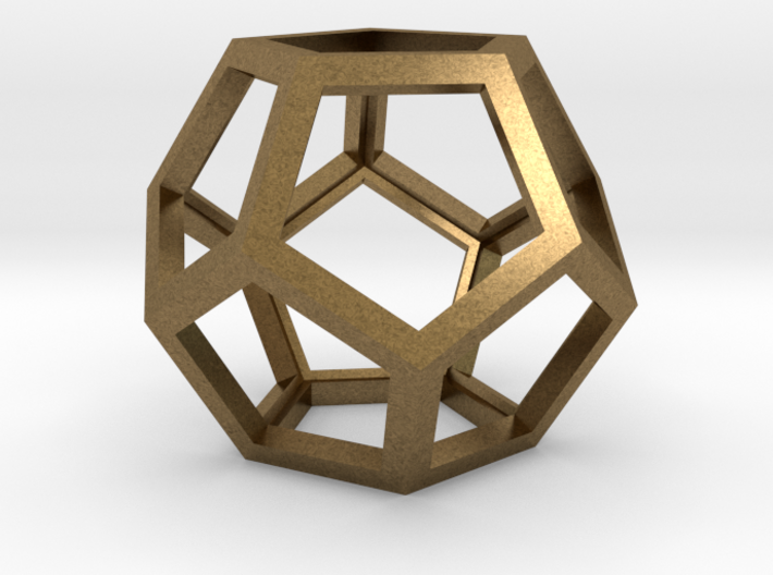 Dodecahedron 1.75&quot; 3d printed