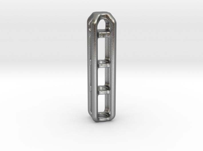 Tritium Lantern 4B (Silver/Brass/Plastic) 3d printed