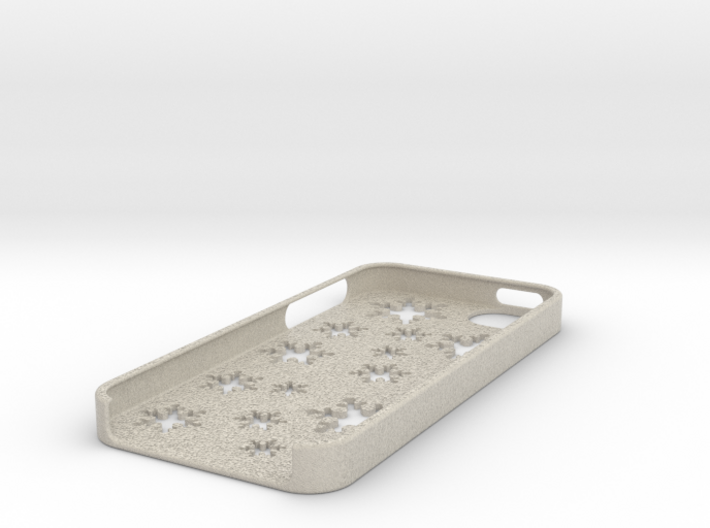 Snowflake iPhone 5 case 3d printed