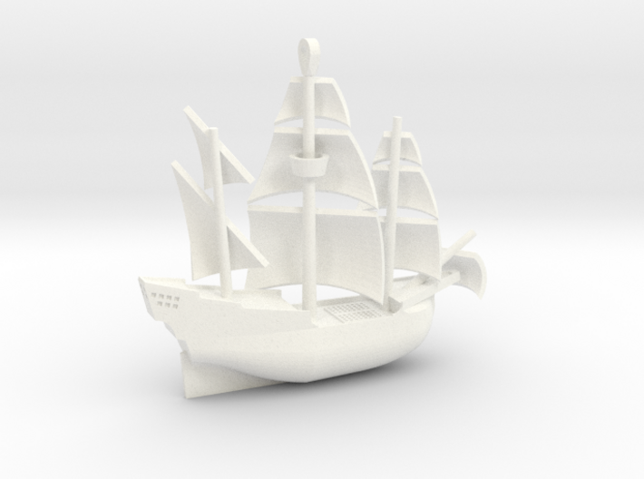 Galleon Revised (Oct 25) 3d printed