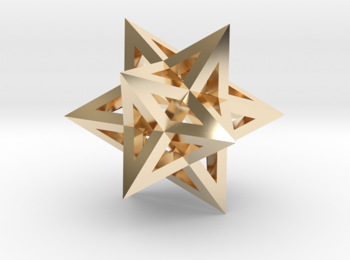 Stellated Dodecahedron 3d printed