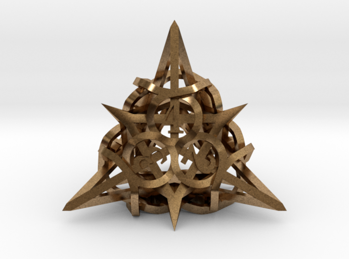 Thorn d4 Ornament 3d printed